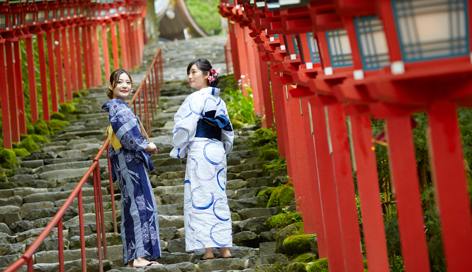 貴船神社の階段