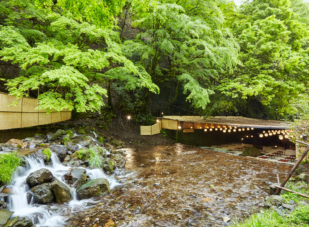 川床の風景